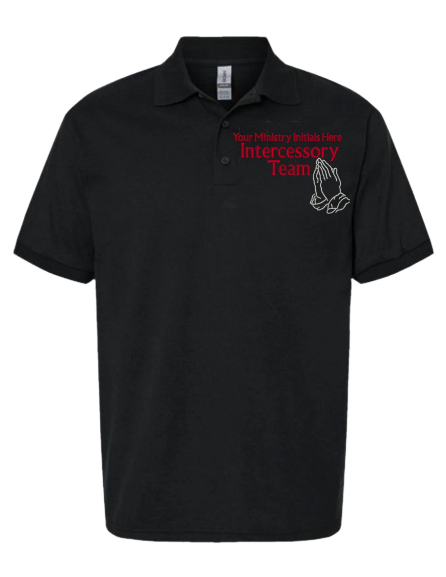 Embroidery Polo Shirt - Intercessory Team - With Ministry Initials Here