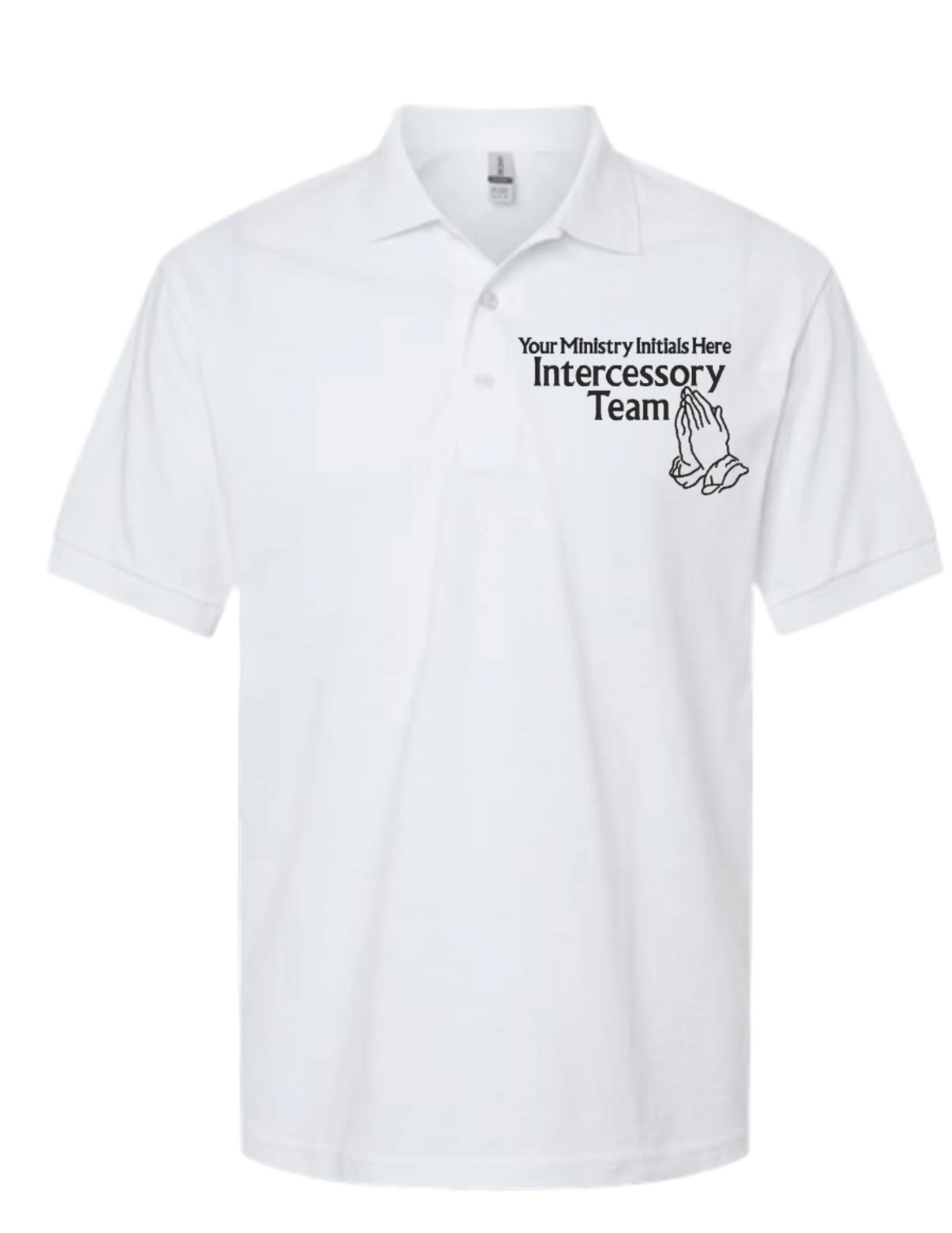Embroidery Polo Shirt - Intercessory Team - With Ministry Initials Here