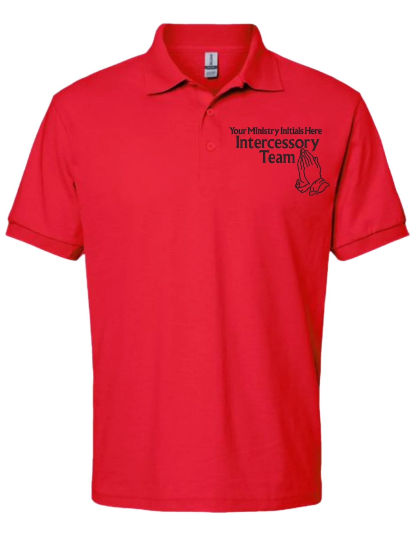Embroidery Polo Shirt - Intercessory Team - With Ministry Initials Here