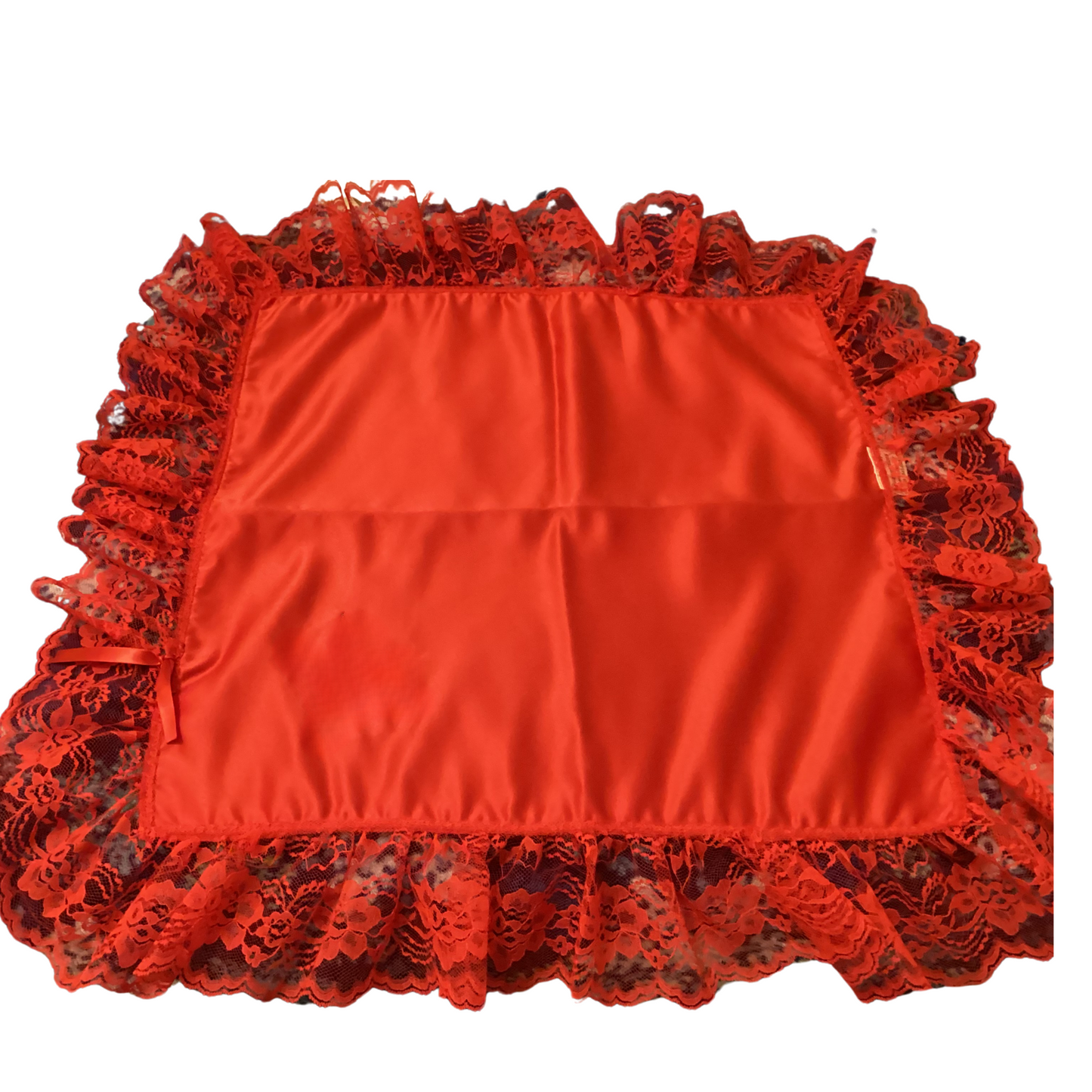 Embroidery Red Women Lap Scarf Chaplain
