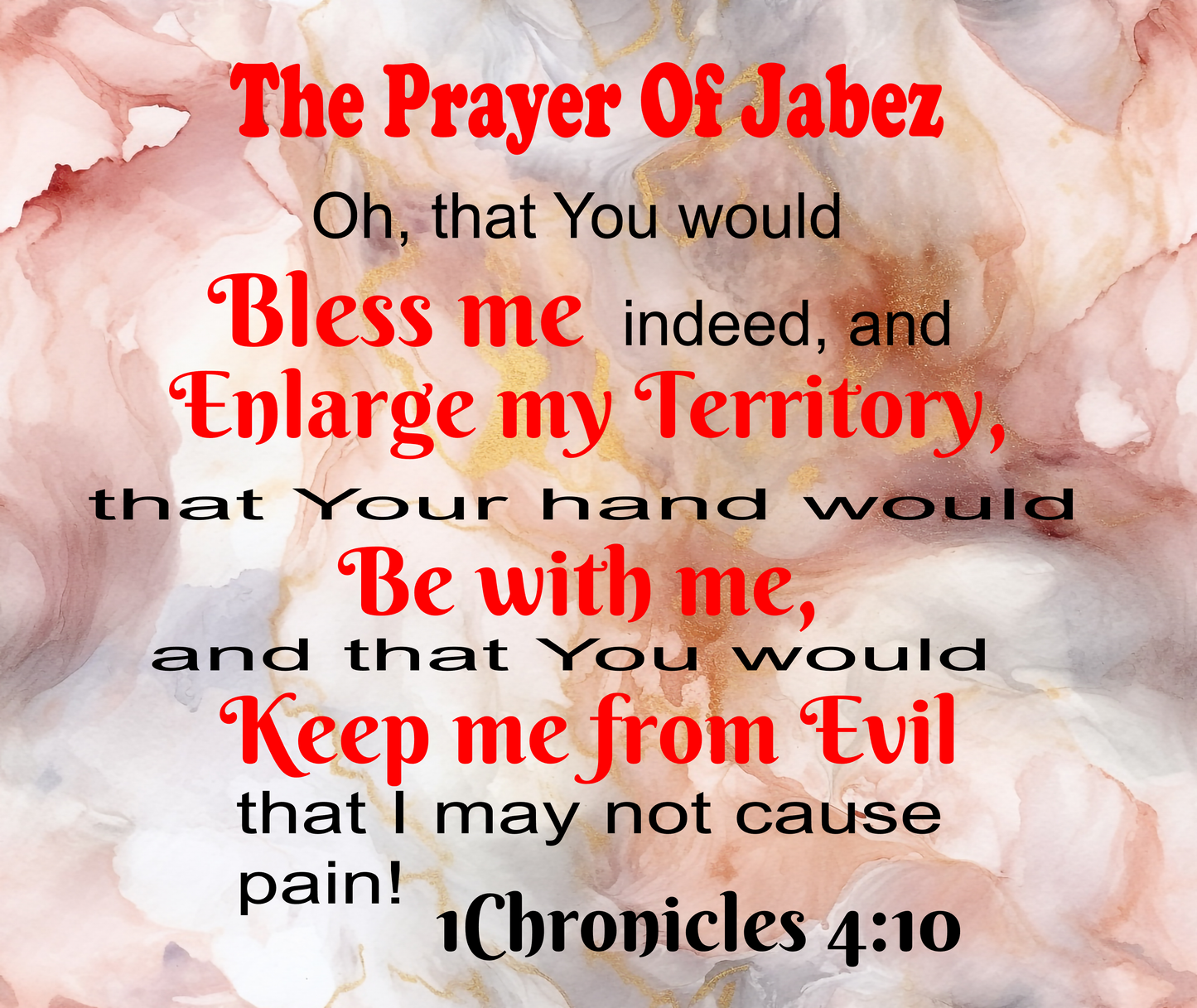 The Prayer Of Jabez 1 Chronicles 4:10